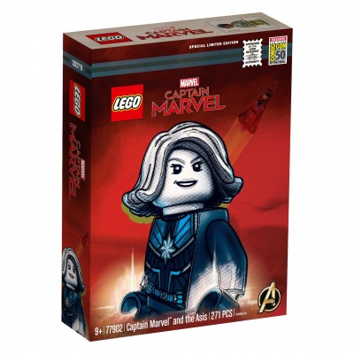 LEGO Captain Marvel SDCC packaging